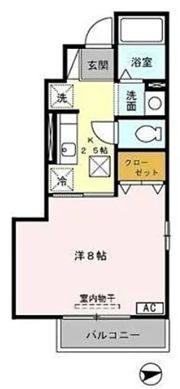 シャトレー東向島の間取り画像