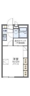 レオパレスアドミラーブルの間取り画像