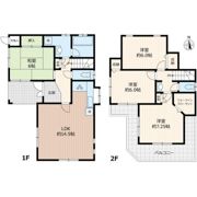 白鍬貸家の間取り画像