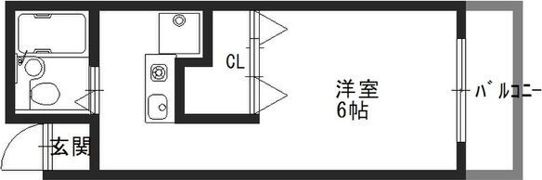 シャトレー西小路の間取り画像