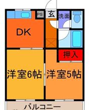 ハローハイツの間取り画像