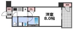 セイワパレス深江橋駅前の間取り画像