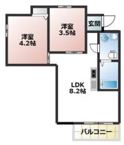 グラン六ッ川の間取り画像
