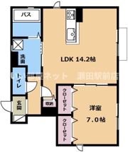 カーサ雅の間取り画像