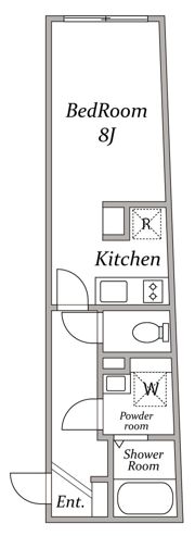 FABRIC大森町の間取り画像