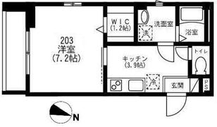 レジデンスKの間取り画像