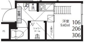 QUQURI Tokyo Shinjukuの間取り画像