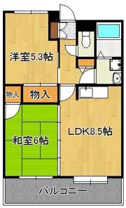 オールセインツの間取り画像