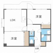 ライフ北梅田の間取り画像