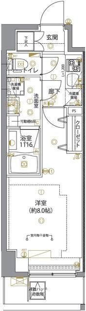 ユリカロゼ五反野Ⅱの間取り画像