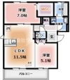 ヴィラ ウィスタリアの間取り画像