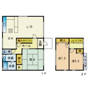 下山門3丁目OK貸家の間取り画像