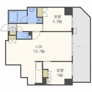 フロンティアタワー日本橋(旧CITY SPIRE日本橋)の間取り画像