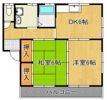 コーポ広永の間取り画像