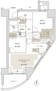 パークホームズ十条の間取り画像