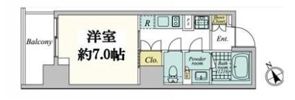 クレストコート中野の間取り画像