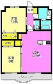 メゾン・キンレイⅡの間取り画像