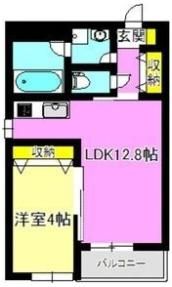 ラシーム高崎の間取り画像