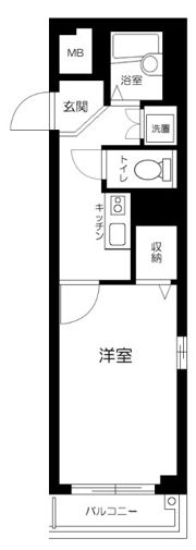 サンテミリオン中野富士見町駅前の間取り画像