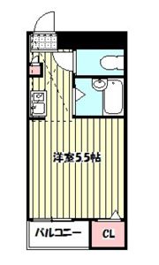 アドミラブールFの間取り画像