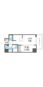 コンフォリア・リヴ桜川ソルテラスの間取り画像