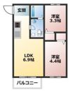 グラン六ッ川の間取り画像