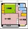 佐々木コーポの間取り画像