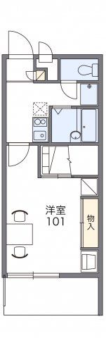 レオパレス猪子石の間取り画像