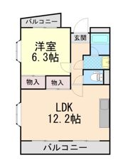 グランディア篠原本町の間取り画像