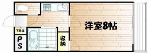 オズハイツの間取り画像