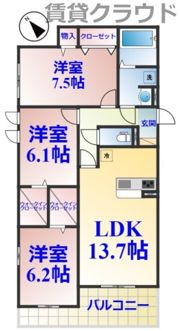 ベラヴィスタ蘇我の間取り画像
