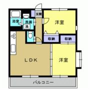 クレアコートⅡの間取り画像
