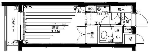 ワコーレ武蔵浦和の間取り画像