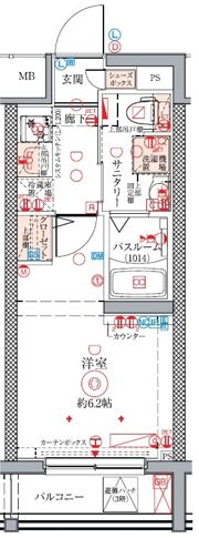 クレヴィスタ方南町Ⅱの間取り画像