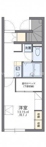 レオパレス西汐入リバーサイドの間取り画像