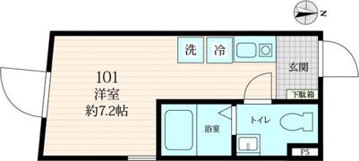 「楽器可マンション」インス・トリューメンⅢの間取り画像