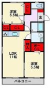 レトアヒルIIの間取り画像