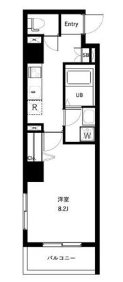 オーキッドレジデンス神田錦町の間取り画像