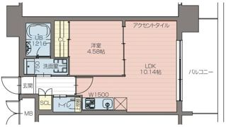 プレジオ阿波座の間取り画像