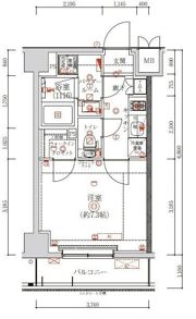 アルテシモテーレの間取り画像