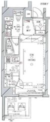 ステージファースト明大前アジールコートの間取り画像