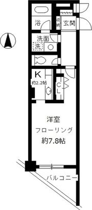 エルカスティージョ ムサシの間取り画像
