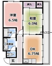 ロイヤルハイツ木村2号館の間取り画像