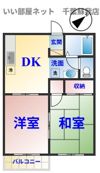 O-TIASⅠの間取り画像
