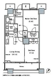 THE TOKYO TOWERS MIDTOWERの間取り画像