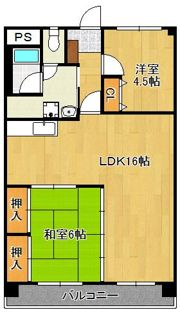 マンションはたなかの間取り画像