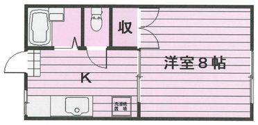 パールハイツ Bの間取り画像