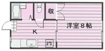 パールハイツ Bの間取り画像