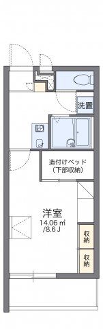 レオパレス沼南Ⅲの間取り画像