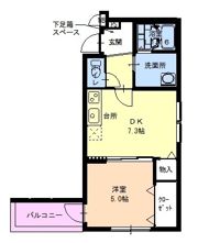 フジパレス下新庄Ⅰ番館の間取り画像